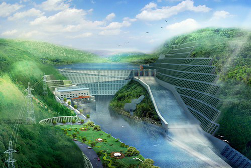 自贡老挝南塔河1号水电站项目
